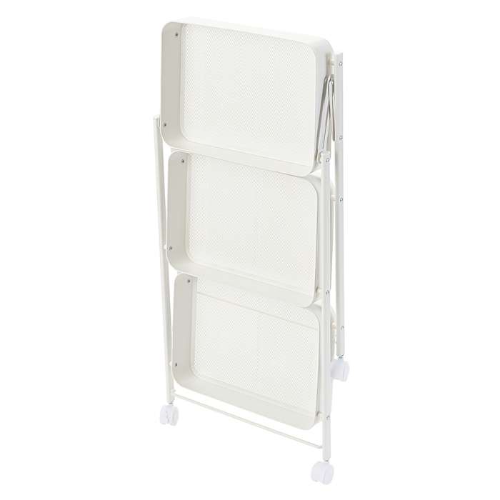 Этажерка 3-х ярусная smart cart, белая Smart Solutions SS0000352