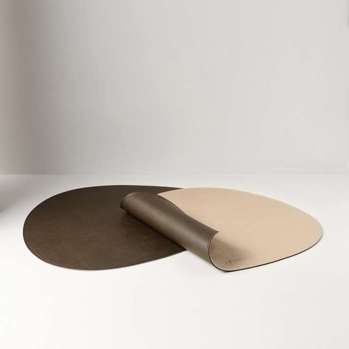 Салфетка сервировочная drop, 33х41 см, коричневая/золотистый металлик Liberty Jones LJ0000553