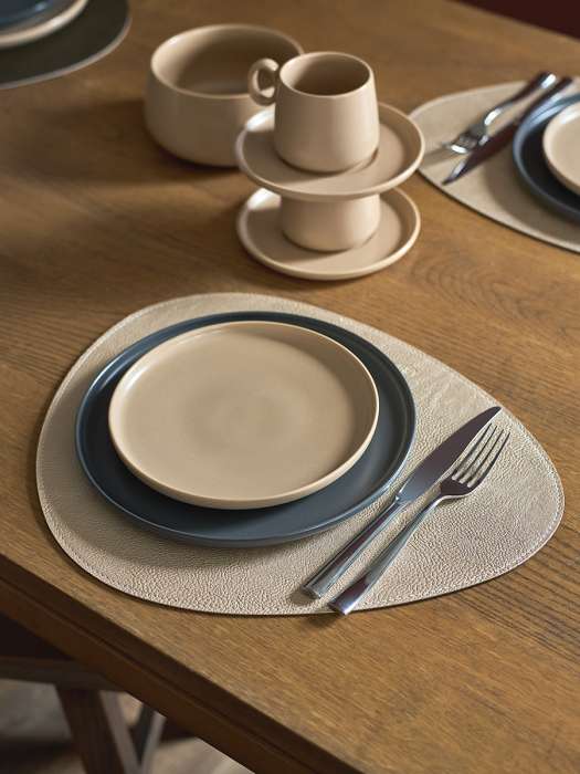 Салфетка сервировочная drop, 33х41 см, коричневая/золотистый металлик Liberty Jones LJ0000553