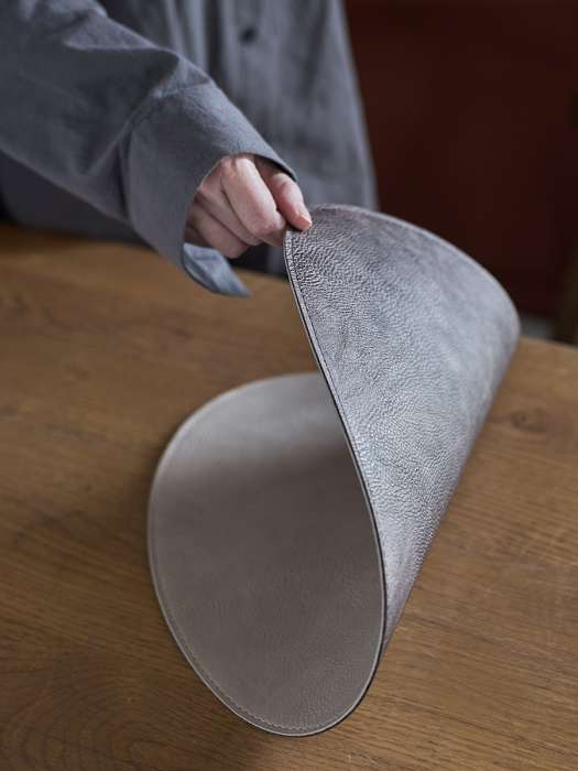 Салфетка сервировочная drop, 33х41 см, коричневая/золотистый металлик Liberty Jones LJ0000553