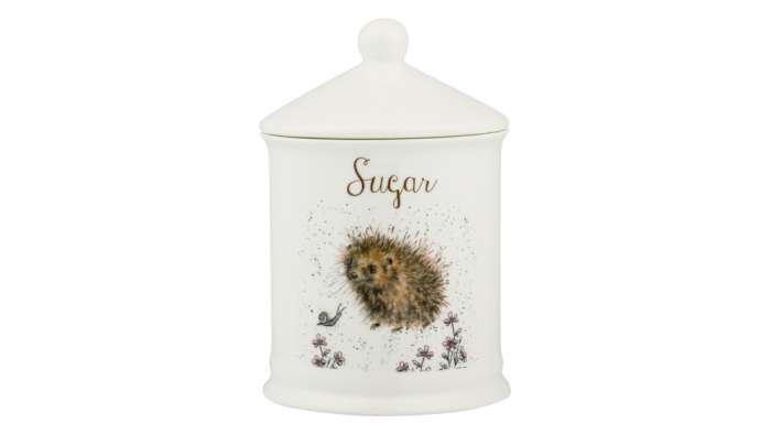 Банка для сахара с крышкой Royal Worcester Забавная фауна Ежик 10х14,5 см