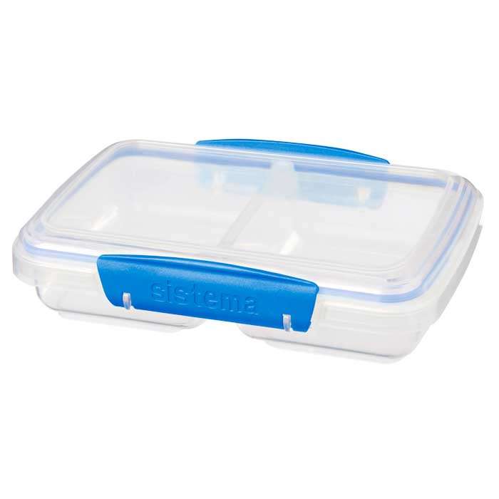 Контейнер прямоугольный двойной Fresh 350 мл    SISTEMA  921517