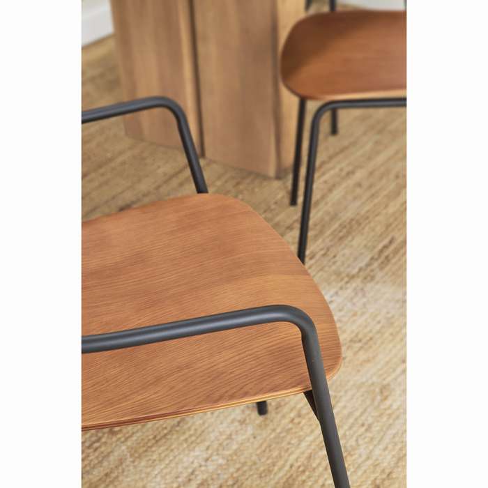 Стул с подлокотниками torfrid, орех Bergenson Bjorn BB0000101