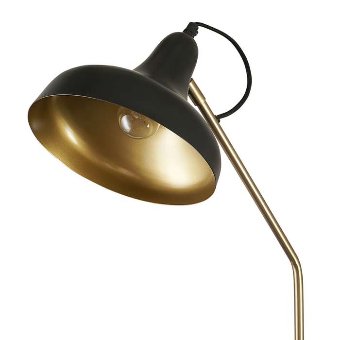 Торшер enkel sand, 165 см, золотистый/черный Bergenson Bjorn BB0000438