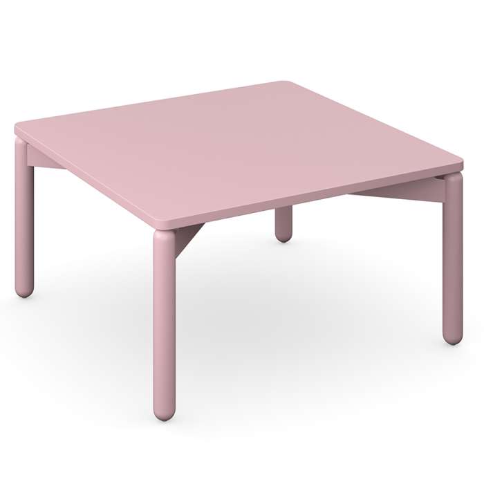 Столик кофейный saga, 75х75 см, розовый LATITUDE SGBRDTBL_C_SQPK75