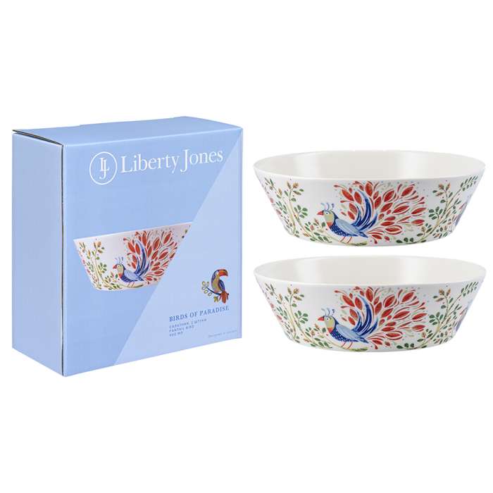 Набор салатников fantail bird из коллекции birds of paradise в подарочной упаковке, 900 мл, 2 шт. Liberty Jones LJ0000178