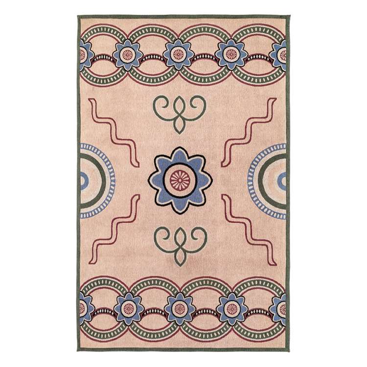 Ковер из хлопка по мотивам эвенских орнаментов из коллекции cultural heritage, 200х300 см Tkano TK24-DR0024