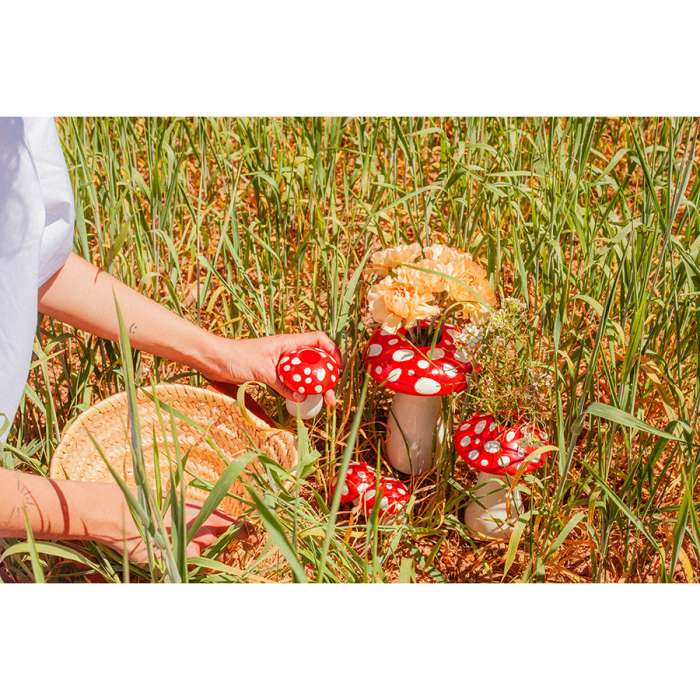 Ваза для цветов amanita, 19 см DOIY DYVASAMLRE