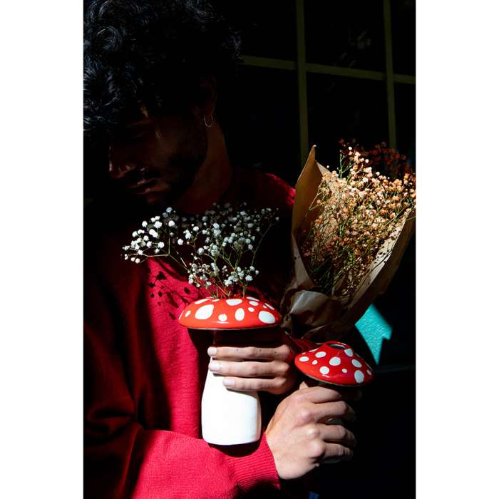 Ваза для цветов amanita, 19 см DOIY DYVASAMLRE