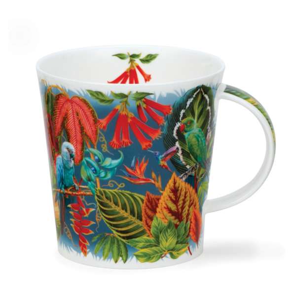 Кружка Dunoon Попугай Кернгорм 480 мл, фарфор костяной