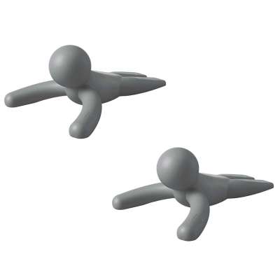 Набор дверных стопперов buddy, серый, 2 шт. UMBRA 1013767-149