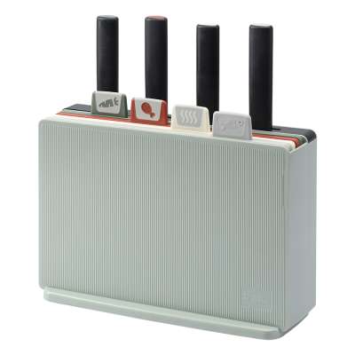 Набор из 4-х разделочных досок и 4-х ножей с держателем cut&amp;store Smart Solutions SS0000267