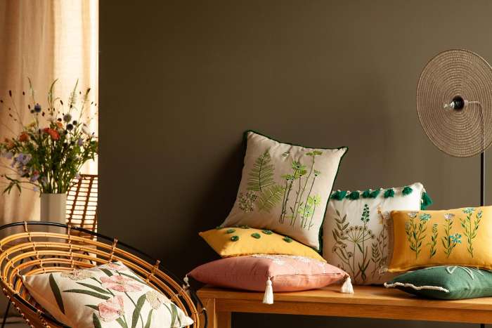 Подушка декоративная meadow bloom из коллекции ethnic, 45х45 см Tkano TK25-CU0025