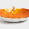 Блюдо, 23 см, керамика, оранжевое, Тыква, Bright pumpkin ANNA LAFARG ANLAF-FDWS-031224-11