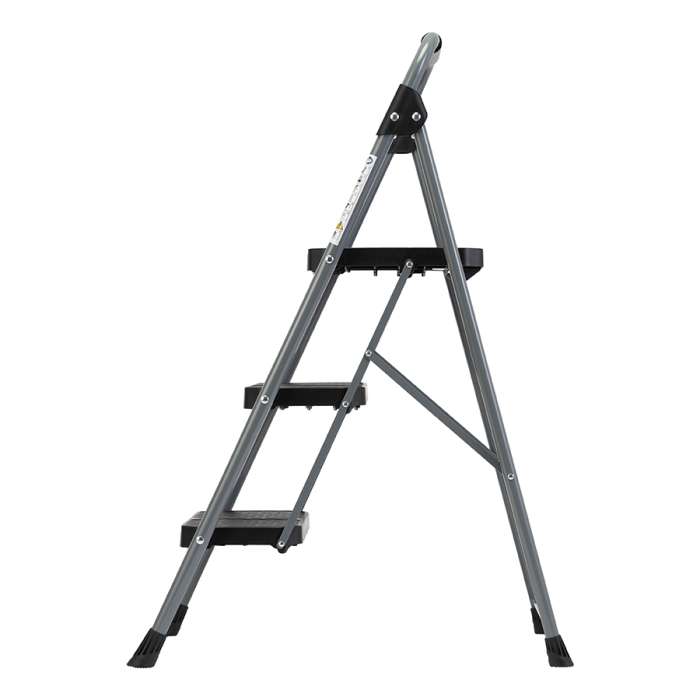 Стремянка stable, 3 ступени, 1 м, черная Smart Solutions SS0000354