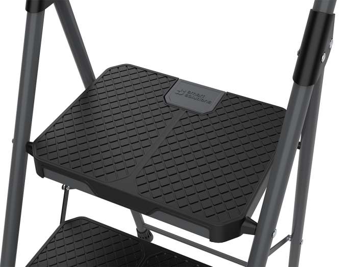 Стремянка stable, 3 ступени, 1 м, черная Smart Solutions SS0000354