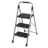 Стремянка stable, 3 ступени, 1 м, черная Smart Solutions SS0000354
