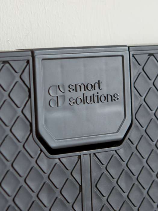 Стремянка stable, 3 ступени, 1 м, черная Smart Solutions SS0000354