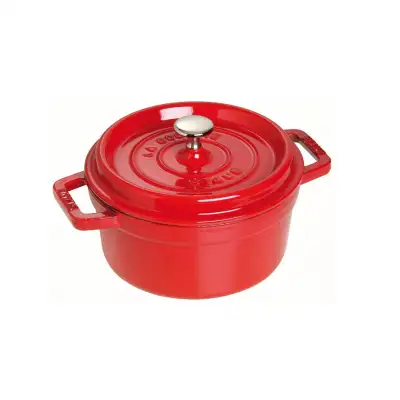 Кокот круглый, 24 см, 3,8 л вишневый STAUB 1102406
