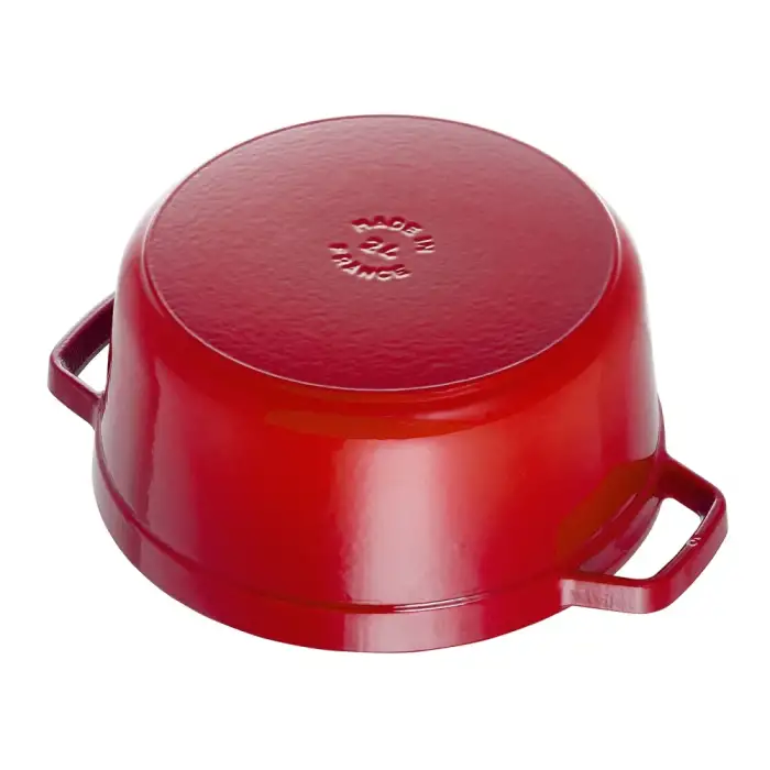 Кокот круглый, 24 см, 3,8 л вишневый STAUB 1102406