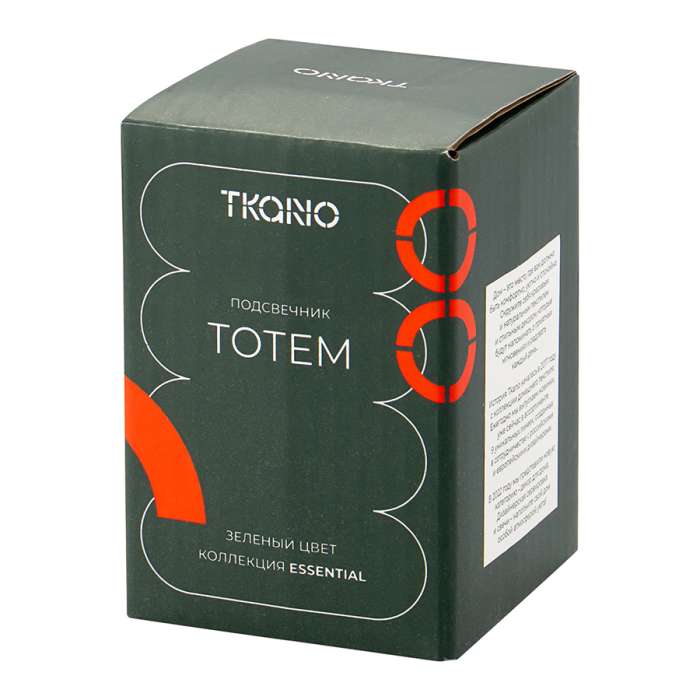 Подсвечник Тотем зеленого цвета из коллекции essential, D5,7х8,6 см Tkano TK26-NY_CNH0002