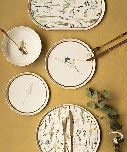 Тарелка пирожковая 18CM Цветок №4  PORLAND 18CP18 BOTANICAL 4