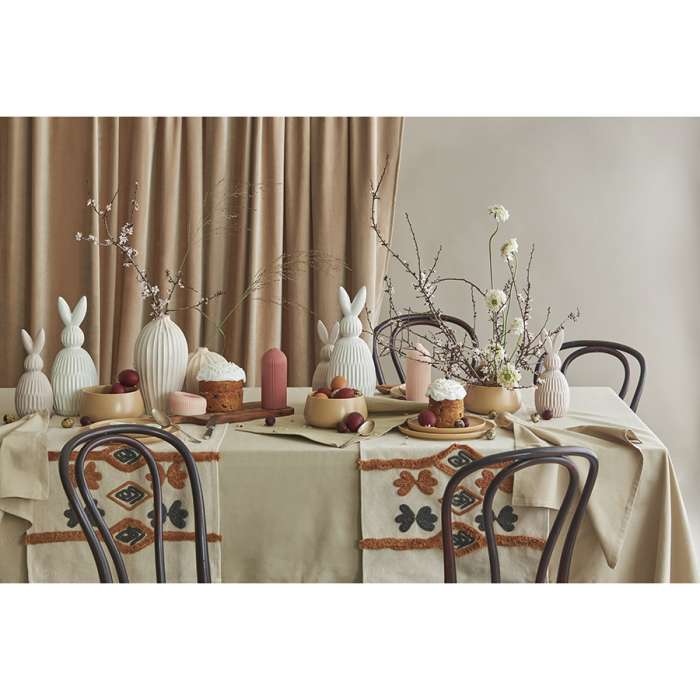 Дорожка на стол с вышивкой abstract play из коллекции ethnic, 45х150 см Tkano TK23-TR0005