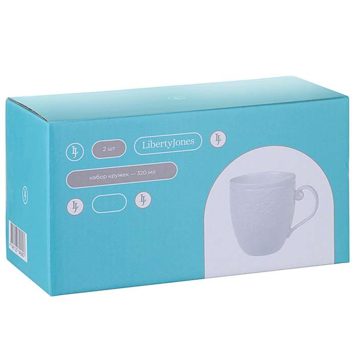 Набор кружек Tracery, 320 мл, 2 шт. LIBERTY JONES LJ_LL_MU320