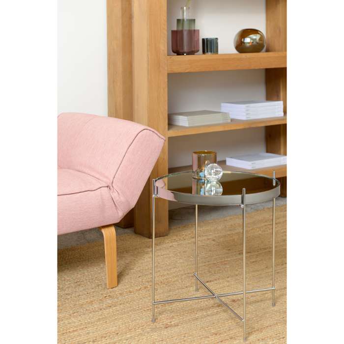 Столик josen, D43 см, серебряный/хром Bergenson Bjorn TAI-JS-TBL-MTMR-SLV-42