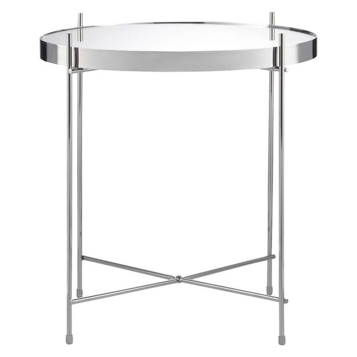 Столик josen, D43 см, серебряный/хром Bergenson Bjorn TAI-JS-TBL-MTMR-SLV-42