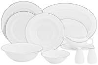 Обеденный сервиз Айвори, 6 персон, 27 предметов ANNA LAFARG EMILY AL-22-013/27-E5