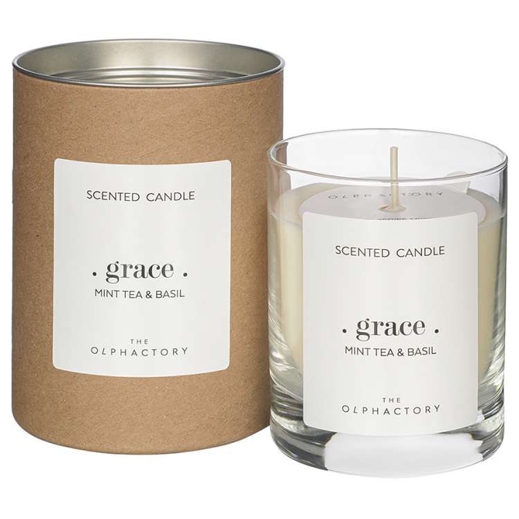 Свеча ароматическая the olphactory, grace, mint tea&basil (новая), 40 ч Ambientair VV401MTTO_new