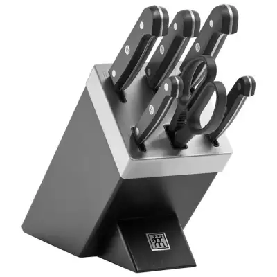 Набор ножей 7 пр. в подставке с заточкой ZWILLING Gourmet 36133-210