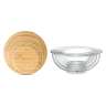 Набор из 4-х стеклянных мисок eco store с крышками из бамбука Smart Solutions SS0000282