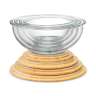 Набор из 4-х стеклянных мисок eco store с крышками из бамбука Smart Solutions SS0000282