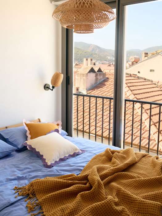 Чехол на подушку с контрастным кантом сиреневого цвета из коллекции trendy ruffles, 40х40 см Tkano TK25-CC0001