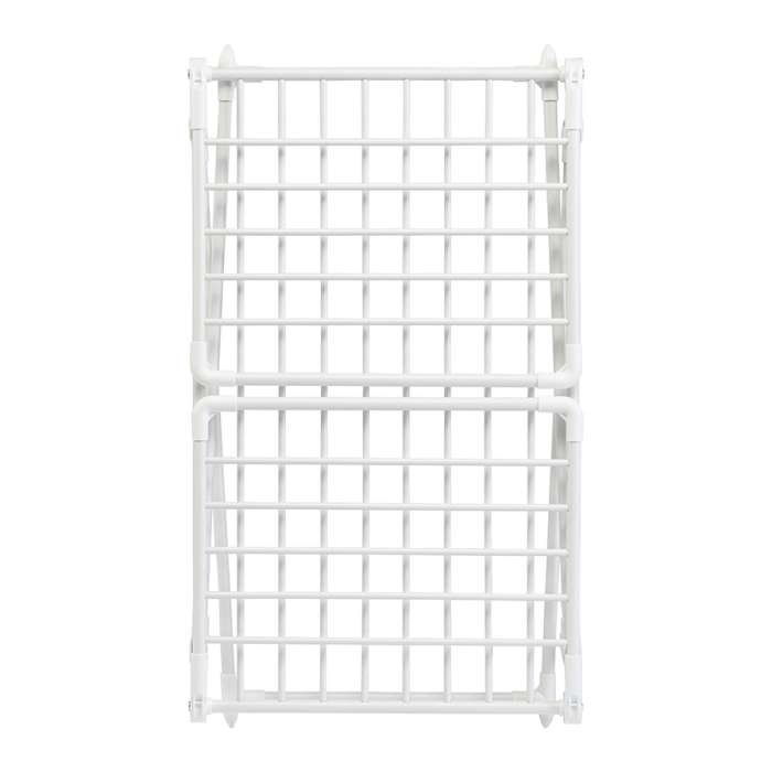 Сушилка напольная складная hang, белая Smart Solutions SS0000355