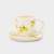 Пара чайная, 1 перс, 2 пр, 300 мл, фарфор P, молочная, Лимоны, Limoncello ANNA LAFARG ANLAF-ARJ-290525-4