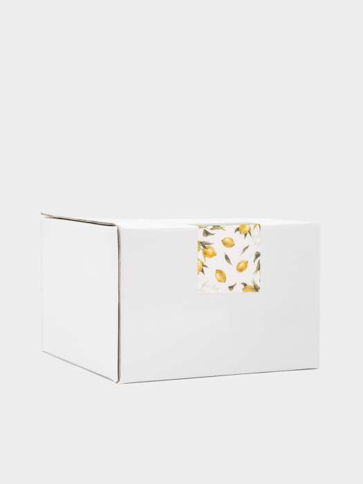 Пара чайная, 1 перс, 2 пр, 300 мл, фарфор P, молочная, Лимоны, Limoncello ANNA LAFARG ANLAF-ARJ-290525-4