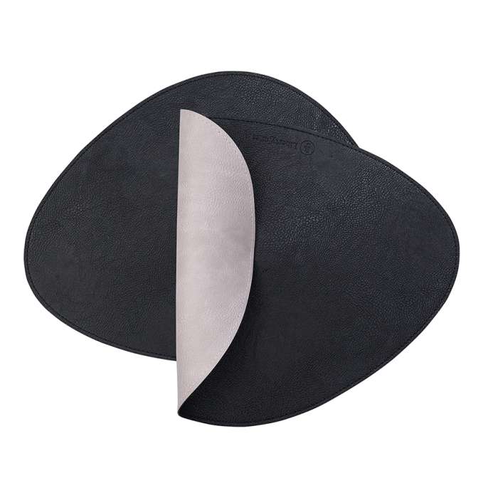 Салфетка сервировочная drop, 33х41 см, черная/светло-серая Liberty Jones LJ0000549