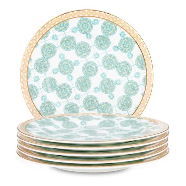 Набор тарелок десертных Mix&Match Home Максим 20,5 см, 6 шт, фарфор