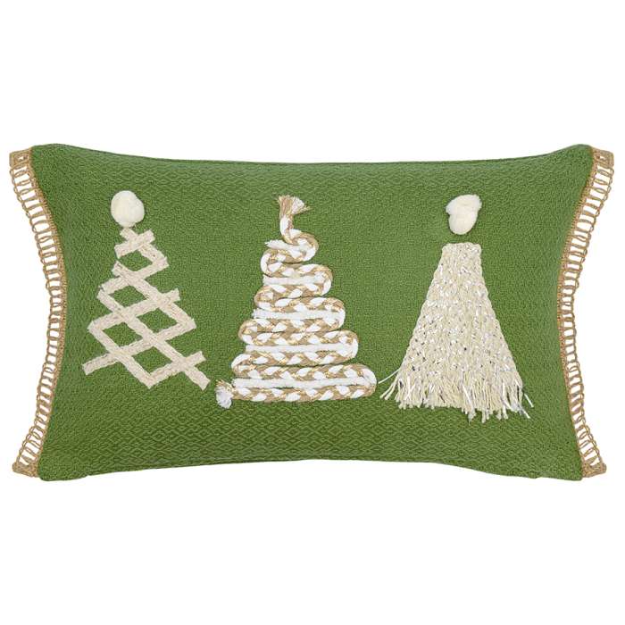 Подушка декоративная с аппликацией christmas tree из коллекции new year essential, 30х50см Tkano TK23-CU0017