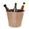 Металлическое ведро для льда цвета "под дерево" PULLTEX 107-660