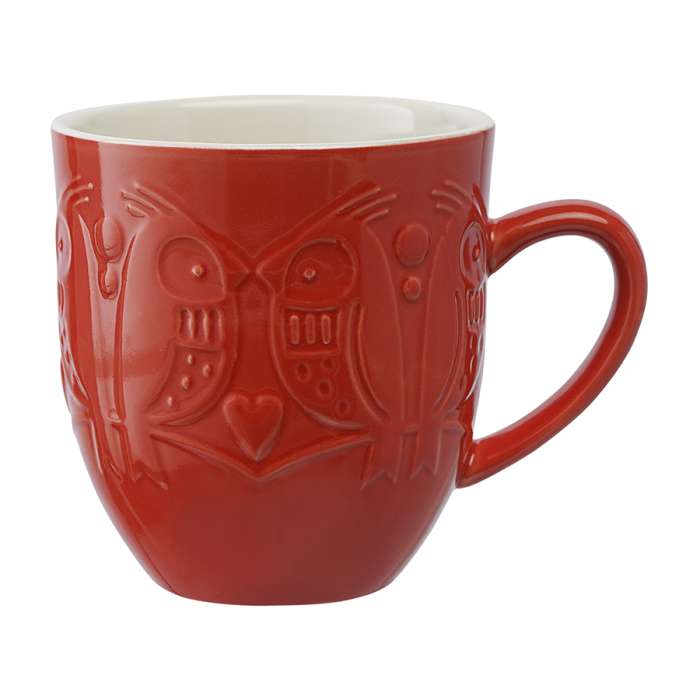 Набор кружек birds of paradise, 500 мл, красные, 2 шт. Liberty Jones LJ0000208