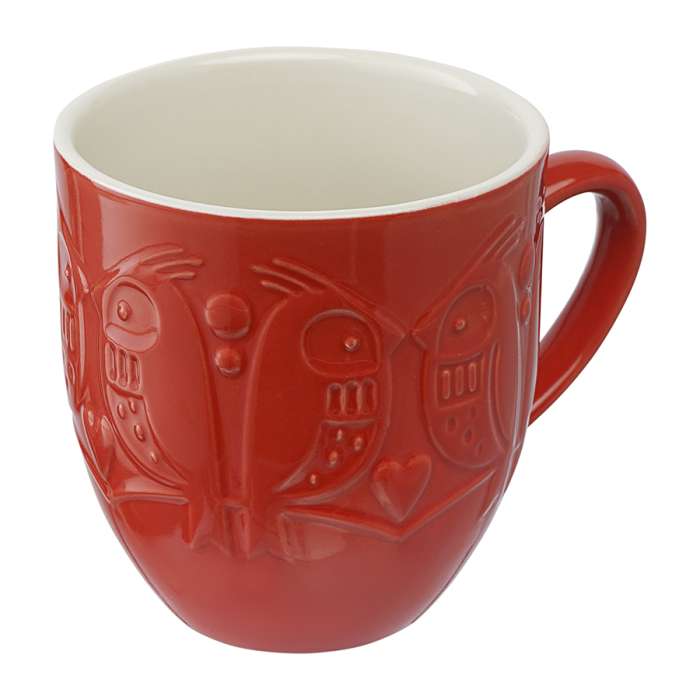 Набор кружек birds of paradise, 500 мл, красные, 2 шт. Liberty Jones LJ0000208