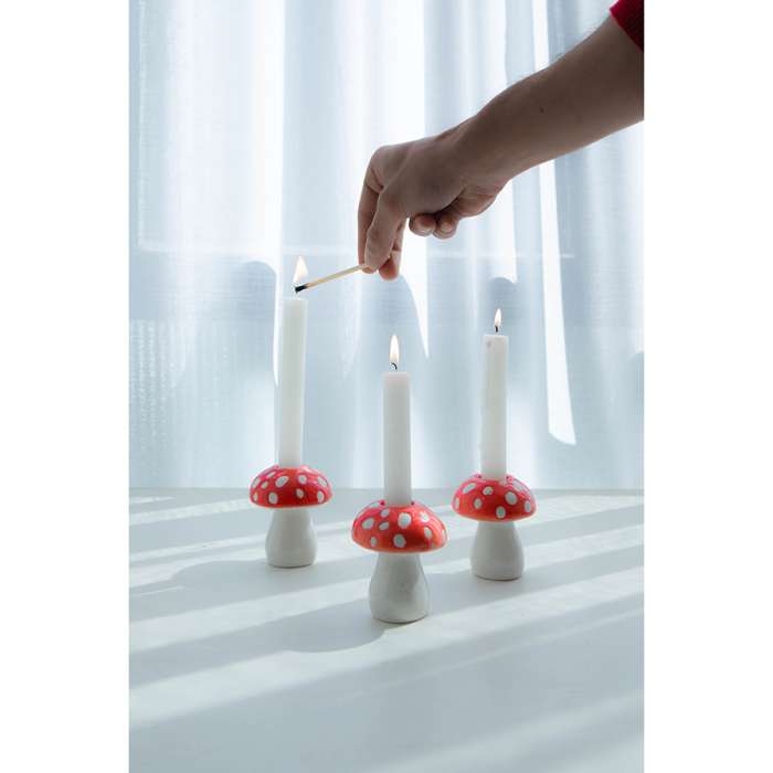 Подсвечник amanita, 7,5 см DOIY DYCAHAMRE