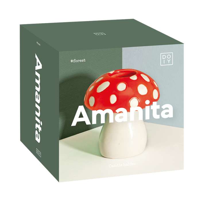 Подсвечник amanita, 7,5 см DOIY DYCAHAMRE