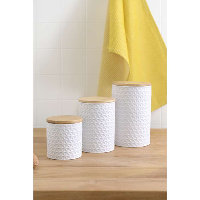 Банка для хранения керамическая farah, 1,5 л, белая Liberty Jones WNM_LJ_JRFRH_CR_WH_12