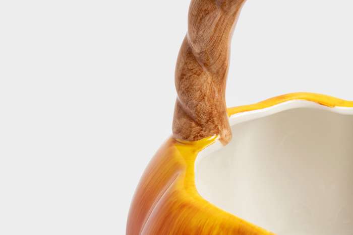 Конфетница, 21х21 см, керамика, оранжево-зеленая, Тыква, Bright pumpkin ANNA LAFARG ANLAF-FDWS-031224-12