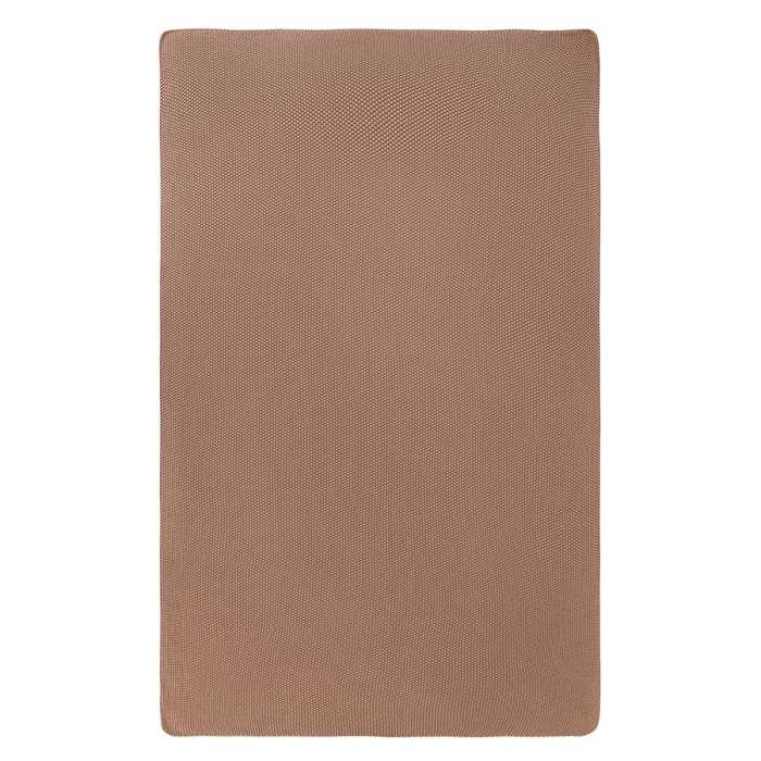 Плед из стираного хлопка цвета мокко из коллекции essential, 130x180 см Tkano TK25-TH0007